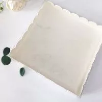 Коробка для печенья и пряников "Волна" белая, 12*12*3см