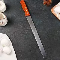Нож с широкими зубчиками, 30см