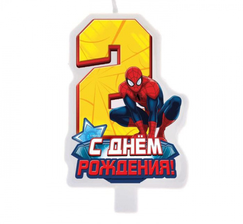 Свеча в торт "Человек паук №2" Свеча в торт "Человек паук №2"