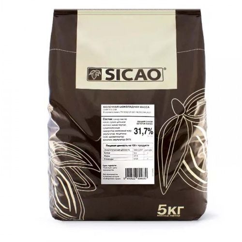 Шоколад Сикао Sicao (Chocovic Mateo) Молочный, (Россия, г.Чехов), упаковка 5кг фото 2 Шоколад Сикао Sicao (Chocovic Mateo) Молочный, (Россия, г.Чехов), упаковка 5кг фото 2